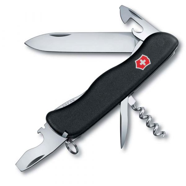 Нож перочинный Victorinox Picknicker, 111 мм, 11 функций, рукоять нейлон, черный